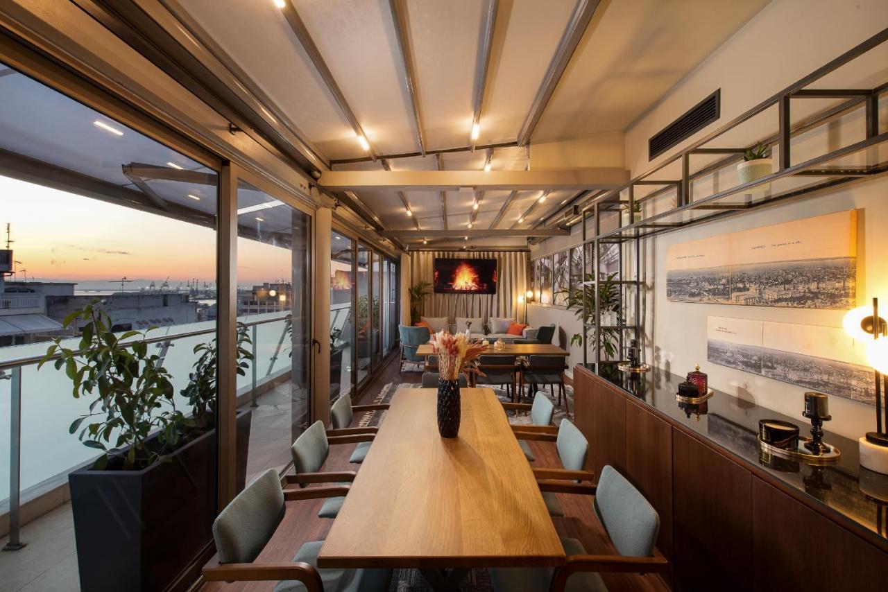 S Hotel Boutique Tesalonika Bagian luar foto The Sky Bar